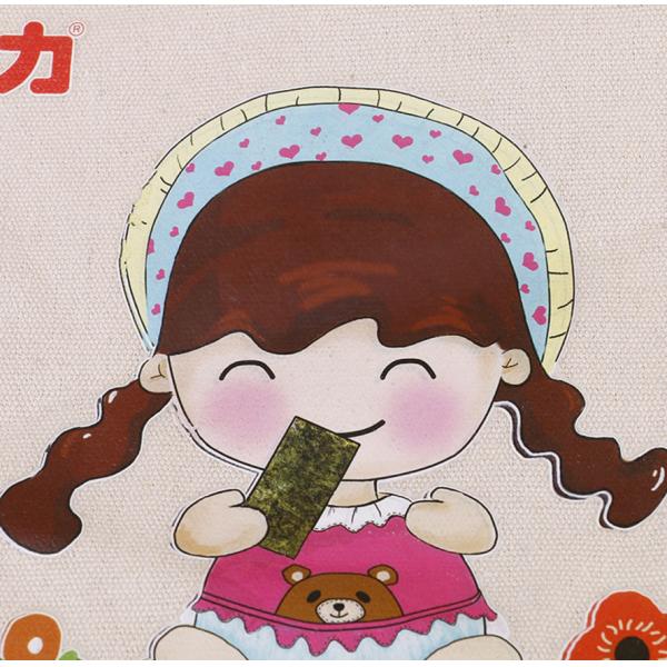 Buy Beach Travel Sholder Bag ,Rope Handle Canvas Shopping Tote Bag With Cartoon Girl Letter Logo at wholesale prices