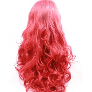 Fashion New Style Ombre Synthetic Lace Front Wigs Cosplay Wigs Red Color 8-26
