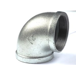 Plumbing 90 Degree Galvanized Malleable Iron Elbow Threaded Pipe Fittings