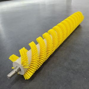 China Nylon Cylindrical Industrial Fruit Roller Cleaning Brush on sale