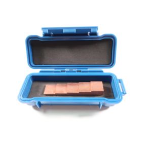 5-step wedge test block 2.5-12.5mm calibration copper alloy block