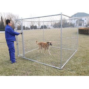 Modular Chain Link Fence Fabric Kennel Kit 4 Ft X 5 Ft X 10 Ft