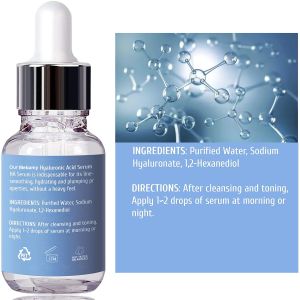 OEM Private Label Hyaluronic Acid Serum Anti Wrinkles Anti Aging Natural Face