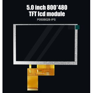 Polcd 5 Inch TFT Display 800x480 RGB 24 Bit Interface IPS Full View Angle High
