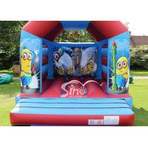 Commercial Children Inflatable Jumping Castles With Despicable Me Theme