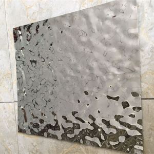 Cold Rolled Embossed Stainless Steel Sheet Panels 2B Finish Customized