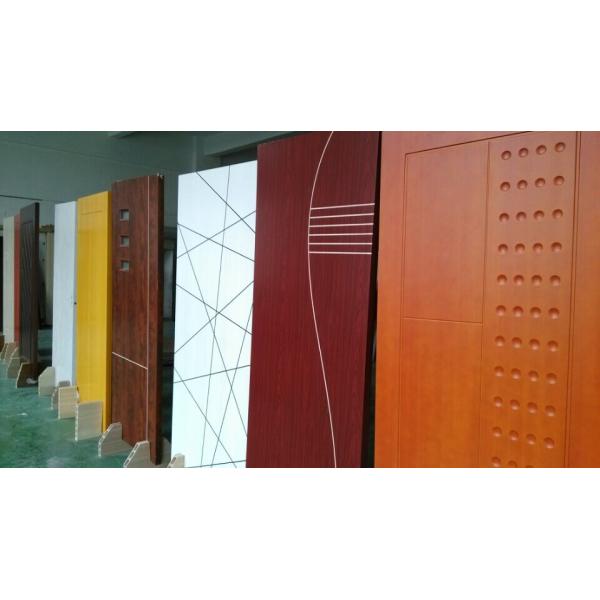 WPC Door Extrusion Production Line , PVC Wood and Plastic Composite Door Panel Making Machine