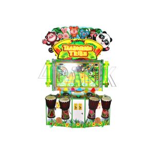 Cute Amusement Game Machines / Tambourine Tribe Child - Parents Interactive Hit