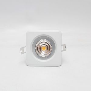 7W waterproof IP65 Round recessed aluminum COB dimmable LED down light for hotel