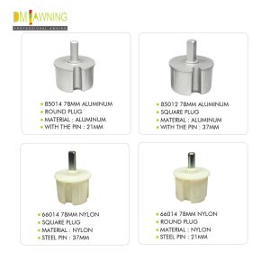 Awning Roller Shade Automation Kit Round Tube Plug Awning Mounting Hardware