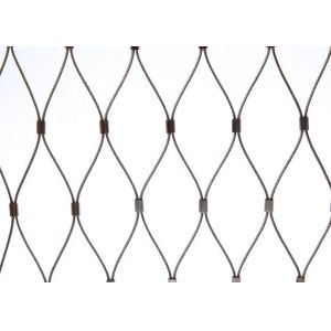 AISI304 316 Architecture Cable Mesh For Building Facade And Anti Fall Mesh