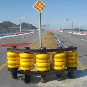 Road Traffic Safety Roller Barrier with High Polyurethane Material and EVA/PU