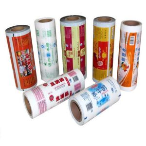 Laminated Food Grade Plastic Packaging Film Gravure Printing PE PET