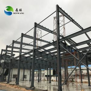 H Steel Prefab Warehouse Galvanized Portal Frame Structure