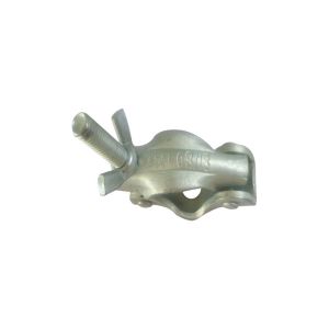 Quality Q235 pressed half Scaffolding swivel coupler / Pressed single coupler for sale