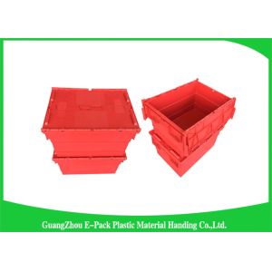 Large Volume Stackable Storage Plastic Containers with Attached Lids 600*400
