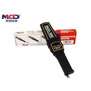 High Sensitivity Handheld Metal Scanner , Hand Held Security Detector Easy To