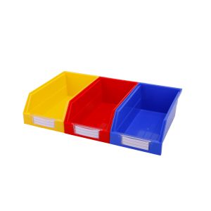 Industrial Tool Storage Solution PP Heavy Duty Plastic Box with Stackable Design