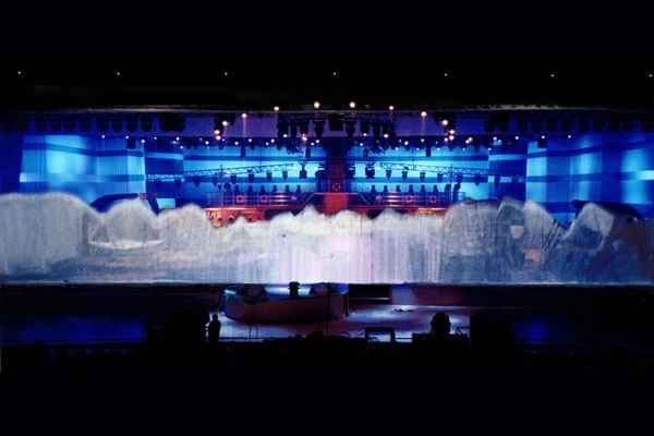 Remote Control Kabuki Drop System 26x18x9cm For Stage Show