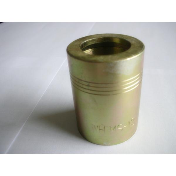 3/4 Hydraulic Hose Ferrule Fittings Quick Coupling Carbon Steel Material OEM