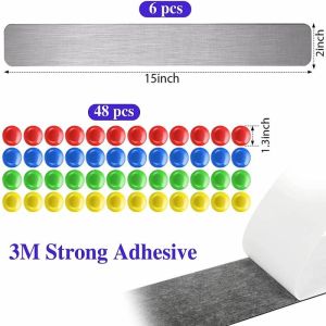 250mm 500mm Magnetic Art Hanging Display System Flexible Magnet Material