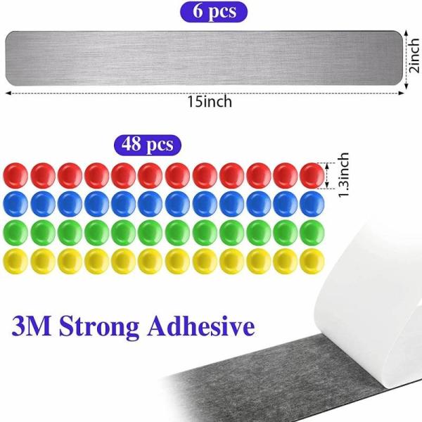 250mm 500mm Magnetic Art Hanging Display System Flexible Magnet Material Multifunction