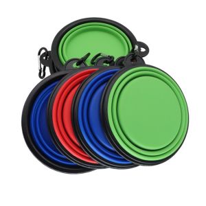 Large 80g Pet Feeder Bowl 1100ml Collapsible Water Bowl