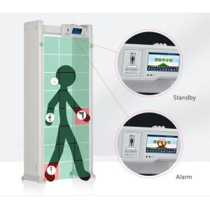 Self Diagnostic Walk Through Security Metal Detectors Sensitivity Adjustable