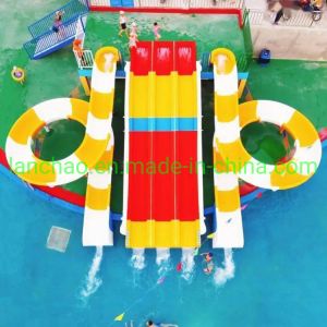 LANCHAO-WS11 Amusement Park Water Slide Equipment Famiy Water Slide