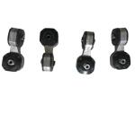 Weft Needle Connecting Rod For Hook And Loop Loom