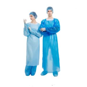 FDA Disposable CPE Gown , 510K CPE plastic gown