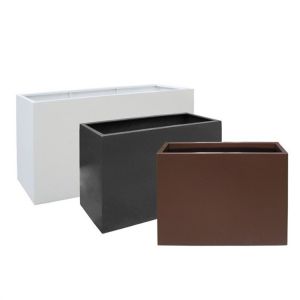 Handmade metal crafts longwy style flower pot planter box