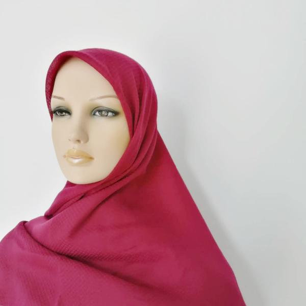 Custom Fashion Personalized Plain Texture Arab Jacquard Weave Cotton square Scarf Hijab