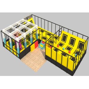 Customized Indoor Trampoline Park Playground Center Equipment With Dodge Ball