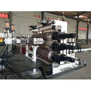 Single Plate SJ 120 Plastic Sheet Extruder Machine / Geomembrane Sheet