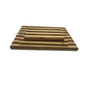 Durable Rectangle Bamboo Cutting Board With Ring