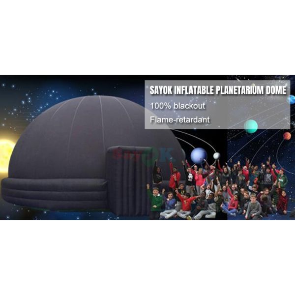 4m Inflatable Planetarium Dome Portable Cinema Tent School Projection Inflatable Planetarium Dome with air Blower Floor Mat