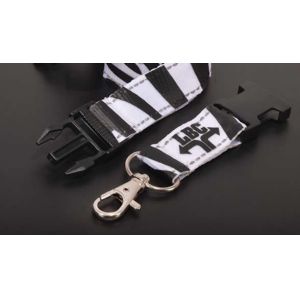 Dye-Sublimated Lanyard with Slide Release Premium Name Tag Badge Holders with