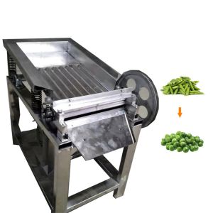 Quality fresh green pea mung bean edamame thresher and picking machine for sale