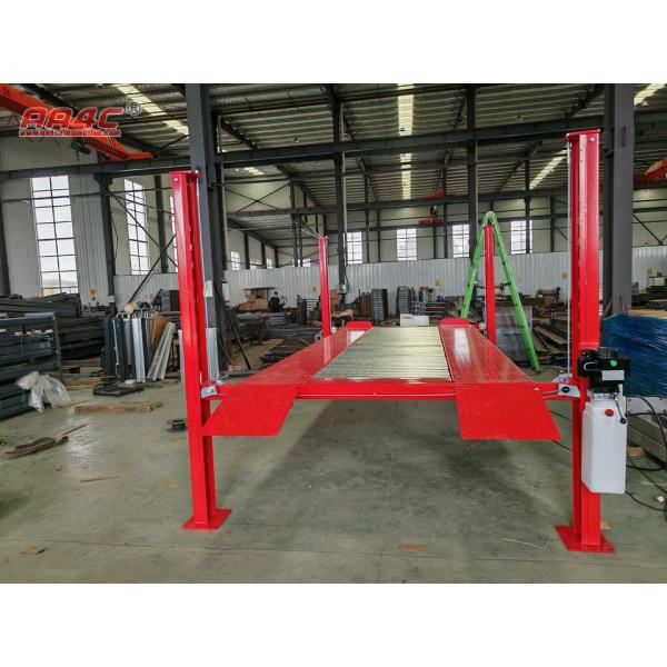 AA4C 4 Post car Parking lift auto storage system vehicles parking for 2 cars 2m