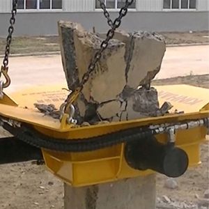 400mm 280Kn Hydraulic Pile Breaker Square Concrete 0.8t