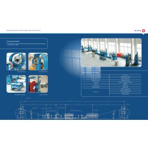 Quality Steel taping armoring and copper tape screening line for sale