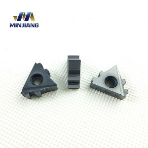MC3/MC3+L Stainless Steel Machining Carbide Threading Inserts Heat Resistance