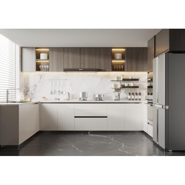 Oak Cherry Solid Wood Shaker Riser Soft-Closed Bathroom Vanity Kitchen Cabinet