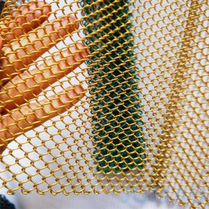 Stainless Steel Painted Metal Mesh Chain Curtains Room Partition