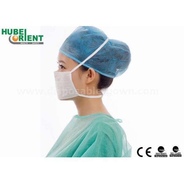 Buy 3 Ply Disposable Medical Face Mask EN149 With Nonwoven Ties at wholesale prices