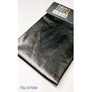 Waterproof Plain Polyurethane Black PU Fabric For Jeans Packaging