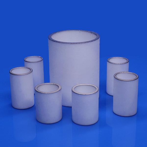 Advanced Metallized Ceramic Tube , Ceramic Sleeve Precision Machining Rapid