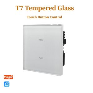 Hotel / Home Smart UK Standard Zigbee Tempered Glass Wall Switch
