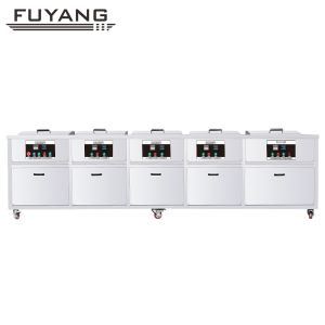 China Five Tanks EMF Auto Parts Ultrasonic Cleaner FUYANG 40KHz on sale